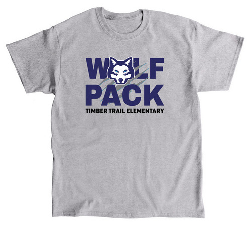 Navy 'Wolf Pack' Shirt, a Sport Grey Classic Unisex Tee