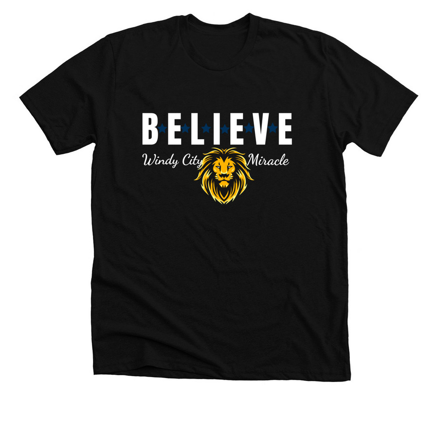 Believe&nbsp;, a Solid Black Blend Premium Unisex Tee
