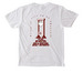 Only Dingers 2, a White Comfort Colors Pocket Tee (back-view)