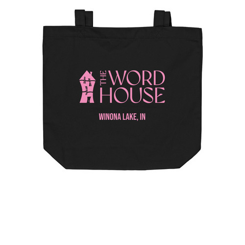 Tote-ally Spring!, a Black Organic Cotton Tote Bag