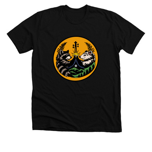 Appalachian Resistance, a Solid Black Blend Premium Unisex Tee