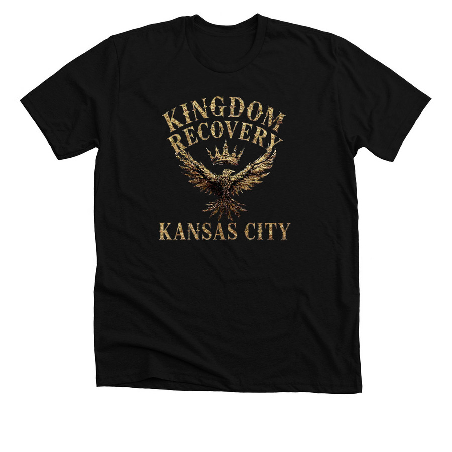 Wear Recovery. Support Recovery., a Solid Black Blend Premium Unisex Tee