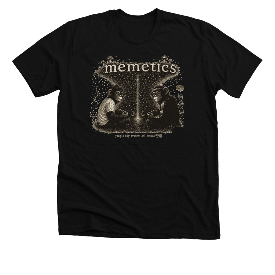 memetics, a Solid Black Blend Premium Unisex Tee