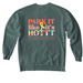 Parker's Posse, a Blue Spruce Comfort Colors Crewneck Sweatshirt (back-view)