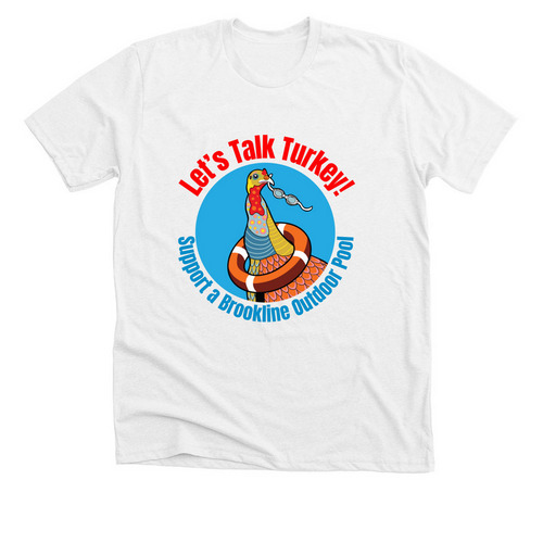 Dive in With Us white, a Solid White Blend Premium Unisex Tee
