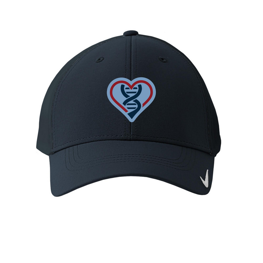 Blue Heart Pendant Hat, a Navy Printed Nike Dri-FIT Legacy Performance Cap