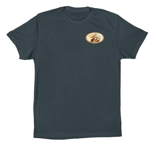 THE ONES DROPPED., a Dark Grey Premium Cotton Tee