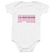 F*ck Abortion Bans Onesie, a White Infant Onesie