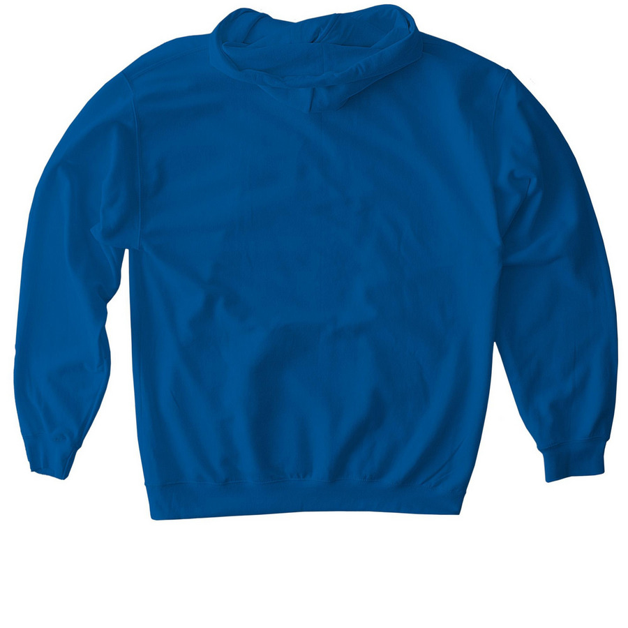 My Favorite F word, a Royal Gildan Softstyle Pullover Hoodie (back-view)
