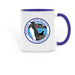 Farallon Islands NWR Mug, a Dark Blue Two-Tone Ceramic Mug