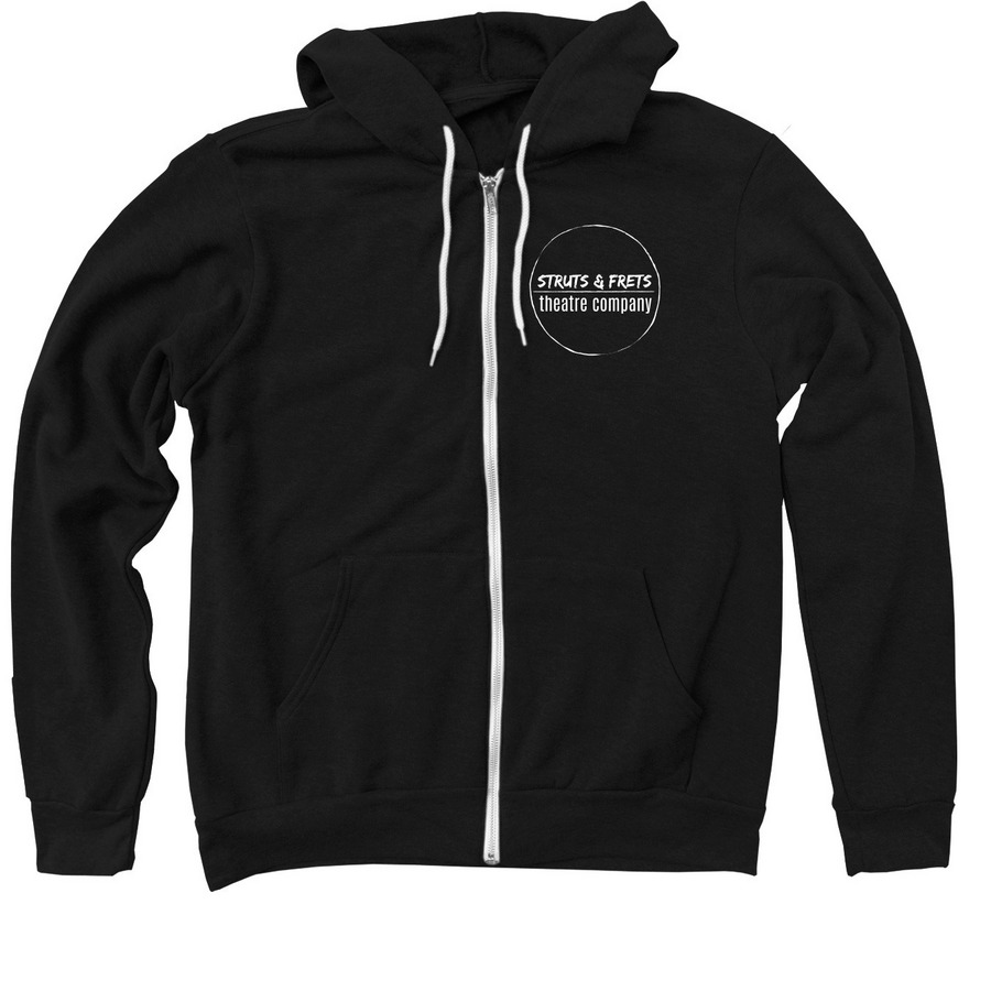 S&F Zip Up, a Black Zip Up Hoodie