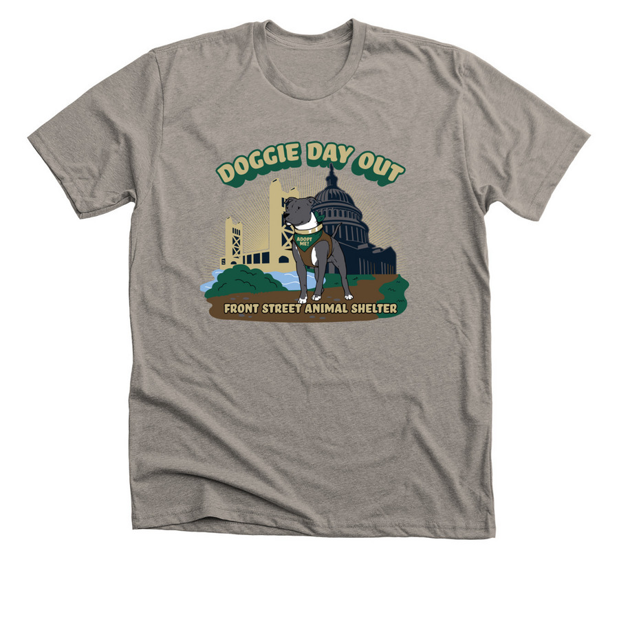 Doggie Day Out, a Heather Stone Premium Unisex Tee