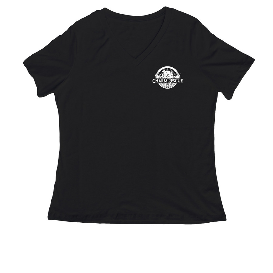 We love transport!&nbsp;, a Black Women's Relaxed V-Neck Tee