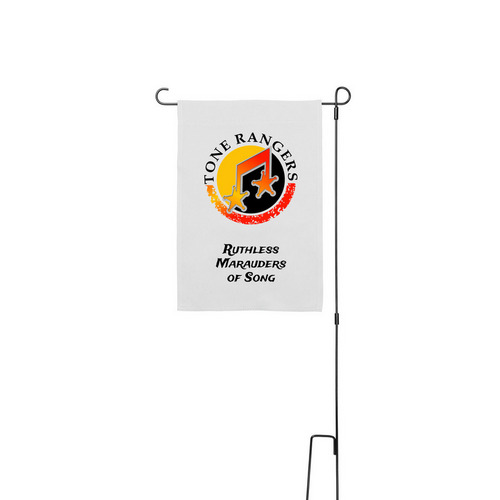 Lawn signs, a White 12" x 18" Yard Flag with Stake