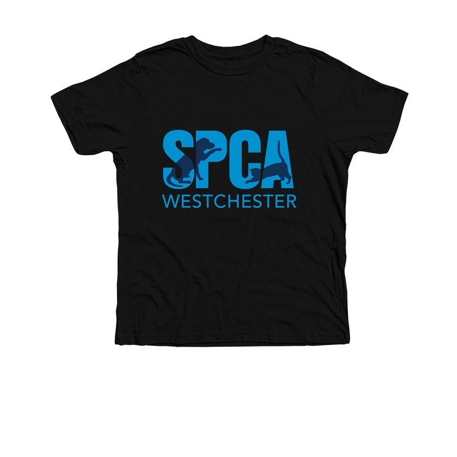 SPCA Logo Hoodie, a Solid Black Blend Premium Youth Tee
