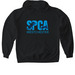 SPCA Logo Hoodie, a Black Gildan Softstyle Pullover Hoodie