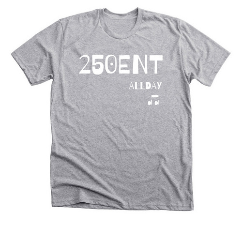 250ENT Fabrics.., a Athletic Heather Premium Unisex Tee