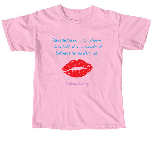 Gloss Fades Haiku, a Blossom Comfort Colors Unisex Tee