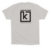 I Joined the Project, a Solid Athletic Grey Premium Cotton Tee (back-view)