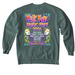 Milk Run Music Fest 2026 Merch, a Blue Spruce Comfort Colors Crewneck Sweatshirt (back-view)