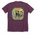 Support Selah's Pig Sanctuary, a Heather Maroon Premium Unisex Tee (back-view)