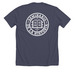 Seminary of the Story, a Heather Midnight Navy Premium Unisex Tee (back-view)