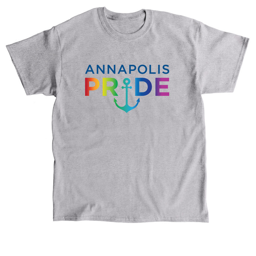 Annapolis Pride Logo Gear, a Sport Grey Classic Unisex Tee