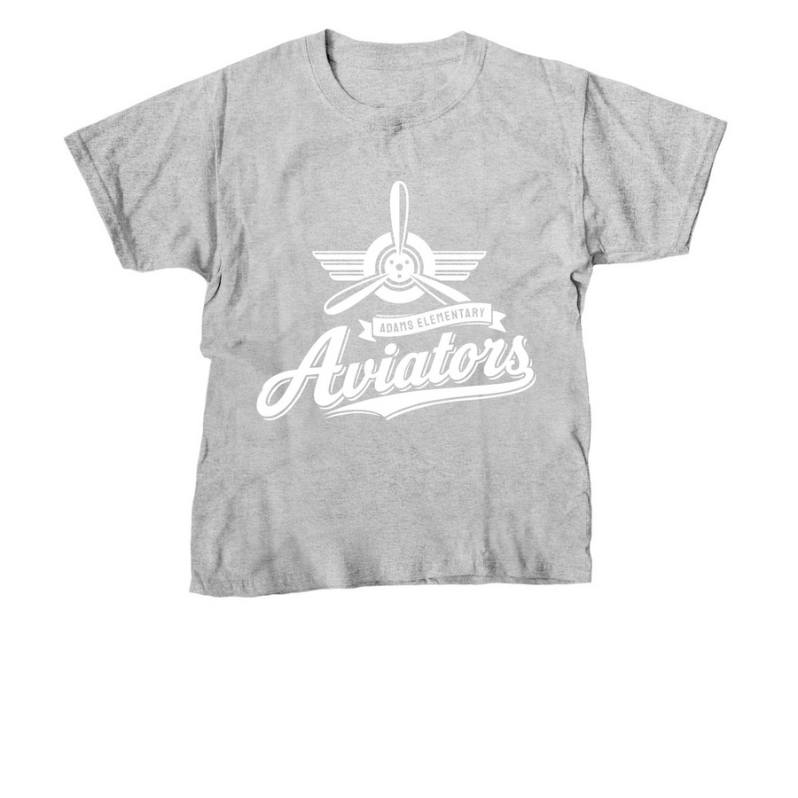 Adams Aviators Propeller: Youth, a Sport Grey Youth Unisex Tee