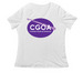 Crochet Guild of America Logo Shirt, a White Women's Relaxed V-Neck Tee