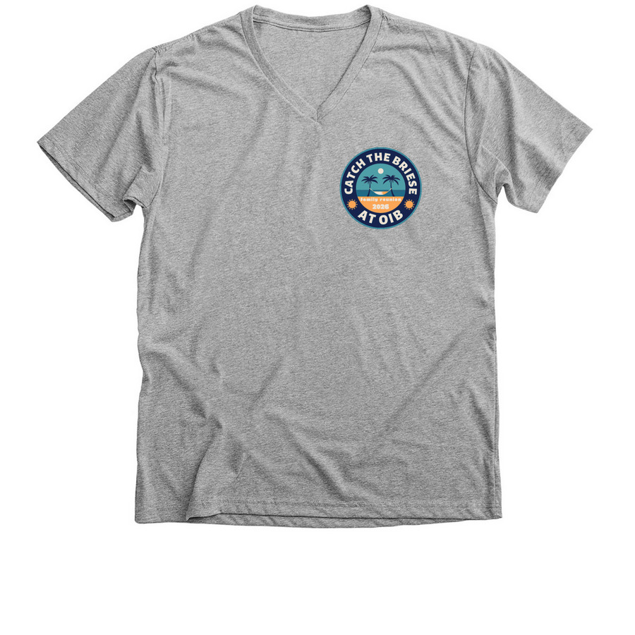 Briese Tees and Hoodies: Front Logo Only, a Athletic Heather Premium V-Neck Tee