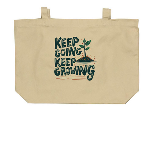 Tote Bags for Maya Bean, a Oyster Large Organic Cotton Tote Bag