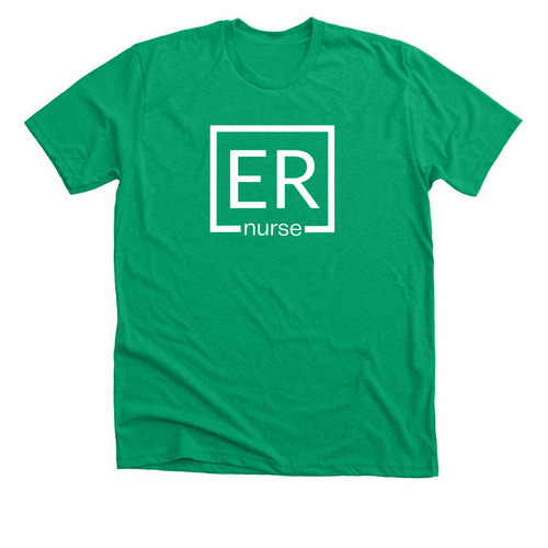 ER Nurse, a Heather Kelly Premium Unisex Tee