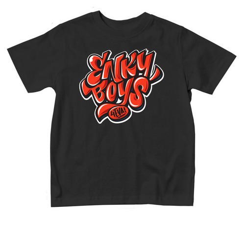 EnkyBoysForever Toddler Tee, a Black Toddler Tee