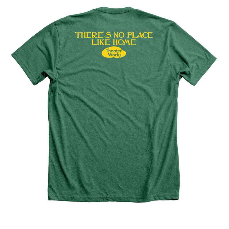 Wizard of Oz: Youth Edition Cast & Crew Shirt, a Heather Grass Green Premium Unisex Tee (back-view)