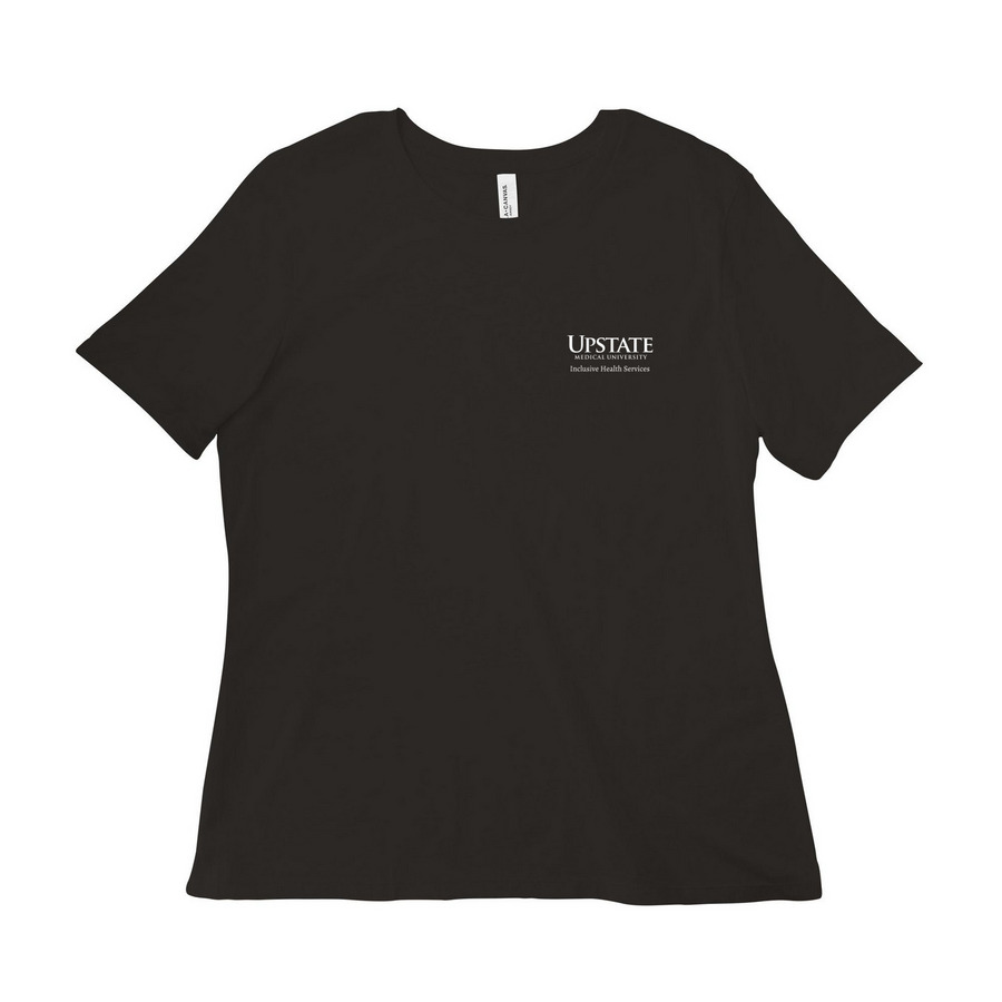 Feminine cut healthcare for all, a Black Women?s Relaxed Cotton Tee
