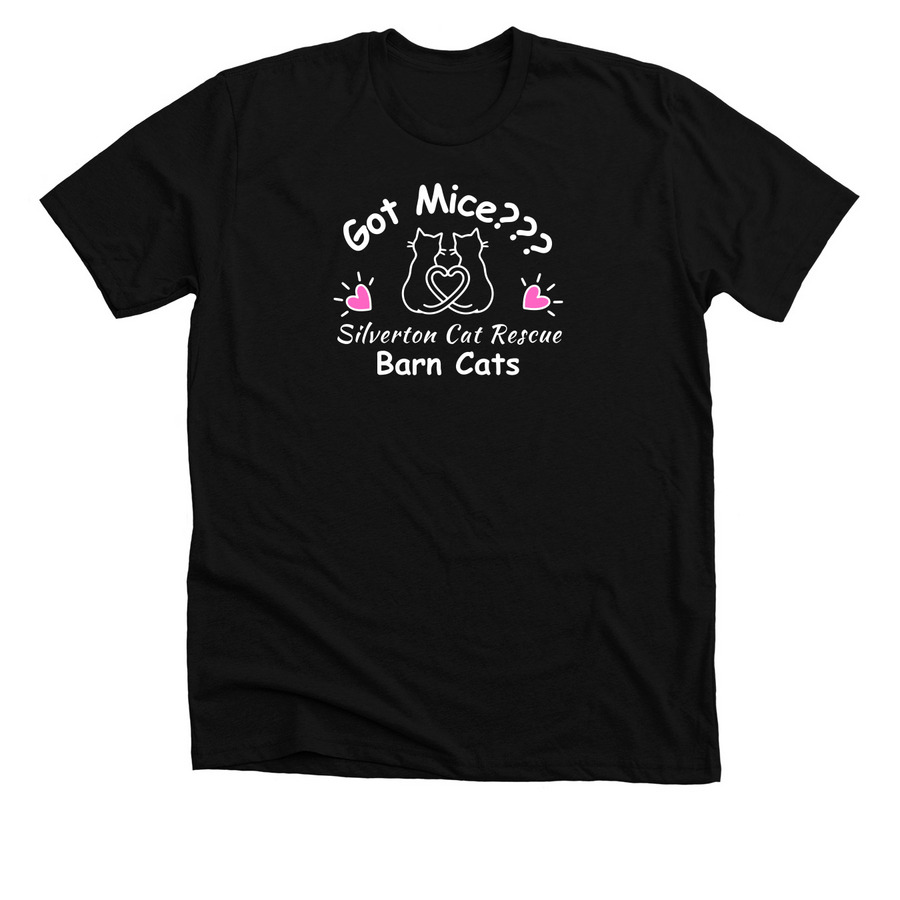 Got Mice???, a Solid Black Blend Premium Unisex Tee