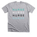 NURSE, a Athletic Heather Premium Unisex Tee