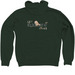 CET Nature Space, a Heather Forest Zip Up Hoodie (back-view)