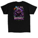 All Hail Rockwell, a Black Classic Unisex Tee (back-view)