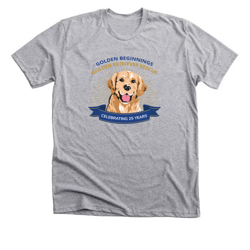 Celebrate our 25th Anniversary with a Shirt!, a Athletic Heather Premium Unisex Tee