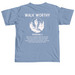 Walk Worthy, a Washed Denim Comfort Colors Unisex Tee (back-view)