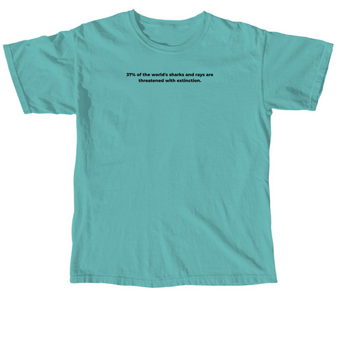 Protect the Sharks, a Seafoam Comfort Colors Unisex Tee