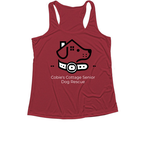 Womens Cobie's Cottage Tank, a True Red Women's Performance Tank