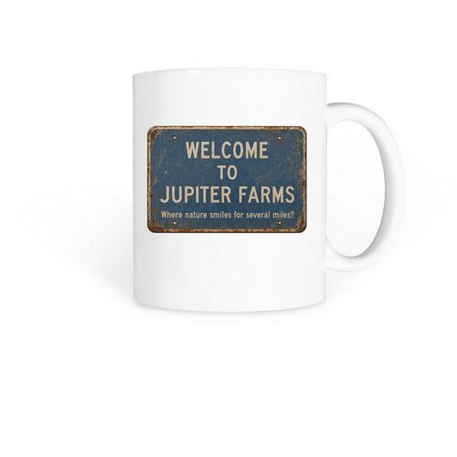 Welcome to Jupiter Farms Mugs, a White Coffee Mug
