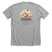 Flanders Field, a Athletic Heather Premium Unisex Tee (back-view)