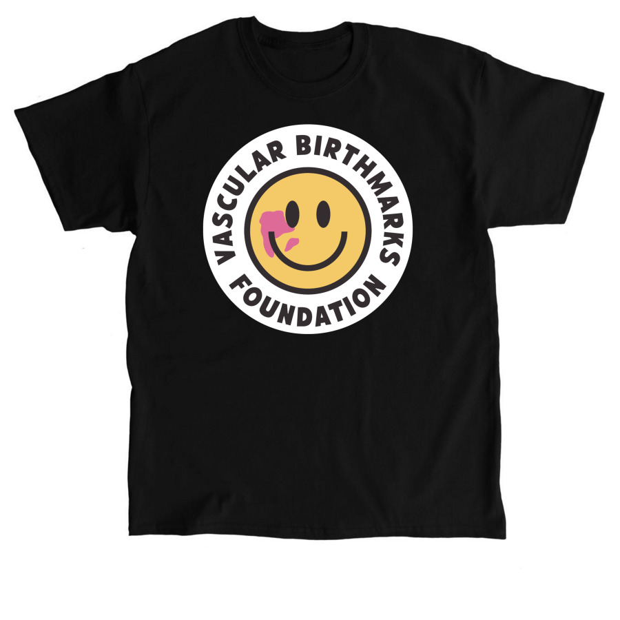 VBF Smiley - Yellow and White, a Black Classic Unisex Tee