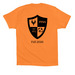 U10B Bauer, a Burnt Orange Premium Cotton Tee (back-view)