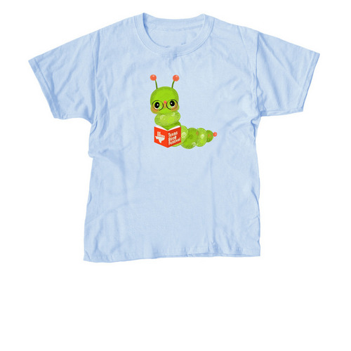 TBF Brooke Worm Merch (Youth), a Light Blue Youth Unisex Tee