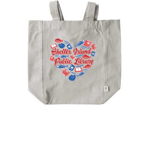 Love Your Library!, a Natural Recycled Cotton Tote Bag