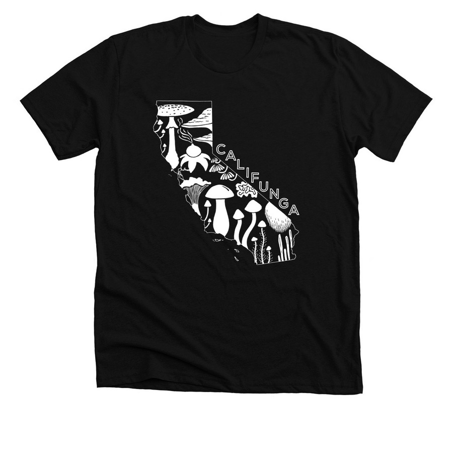 CALIFUNGA, a Solid Black Blend Premium Unisex Tee